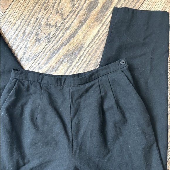 TALBOTS Wool Black Dress Pants Trousers Size 14 Made in the USA - Picture 4 of 4